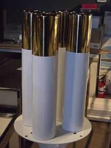 lot 515 image: Lot of (4) Ceramic Table Vase 4 x 20