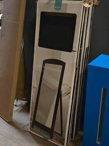 lot 534 image: 56 Easel Floor Mirror by Home