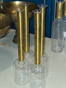 lot 565 image: Lot of (4) Bud Vase - Zoya by Accent Dcor 3 12 x 16 14