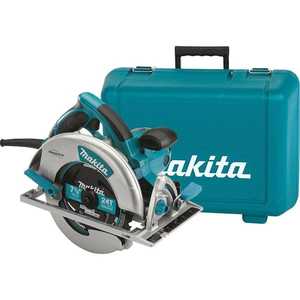 lot 75 image: Makita 15 Amp 7-14 in. Corded Lightweight Magnesium Circular Saw with LED Light, Dust Blower, 24T Carbide blade, Hard Case