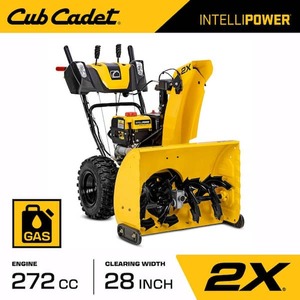 lot 88 image: NEW - Cub Cadet 2X 28 in. 272cc IntelliPower Two-Stage Electric Start Gas Snow Blower with Power Steering and Steel Chute