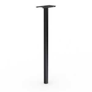 lot 111 image: Architectural Mailboxes Pacifica In-Ground Steel Mailbox Post Black