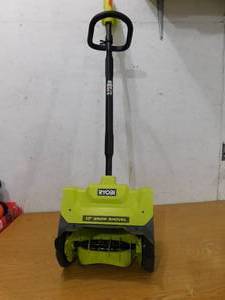 lot 90 image: RYOBI 40V 12 in. Cordless Electric Snow Shovel (Tool Only)