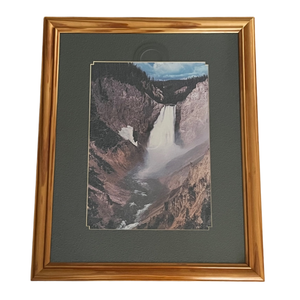 lot 2 image: The Grand Canyon of the Yellowstone Framed Picture