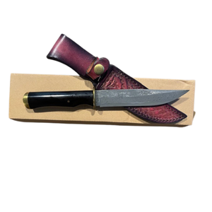lot 30 image: Damascus Hunting Knife