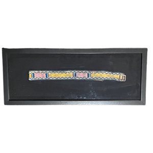 lot 13 image: Native Beaded Belt in Shadow Box