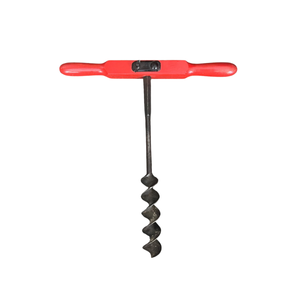 lot 38 image: Large Primative Hand AugerDrill