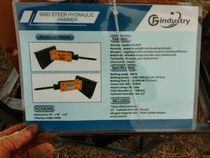 lot 99 image: Skid Steer Breaker