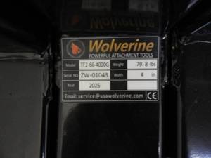 lot 122 image: WOLVERINE Adjustable clip-on pallet fork 2025