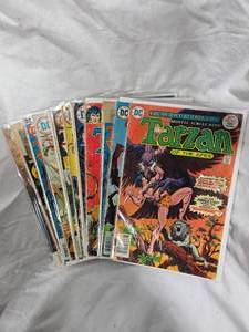 lot 293 image: Lot of 11 Vintage Tarzan Comics
