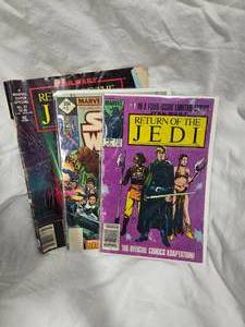 lot 295 image: Lot of 4 Vintage Star Wars Comics