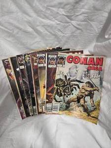 lot 306 image: Lot of 8 Conan Comics