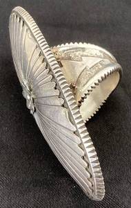 lot 53 image: Oval Sterling Silver Accent Ring