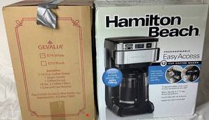 lot 21 image: Coffee Maker  Bundle -both new in box