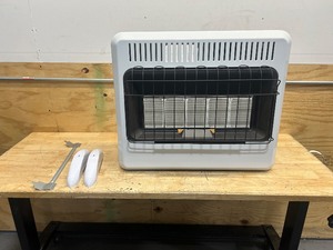 lot 9 image: Mr. Heater 30,000 BTU Vent-Free Radiant Heater, Dual Fuel, Natural Gas, LP MSRP $279.99