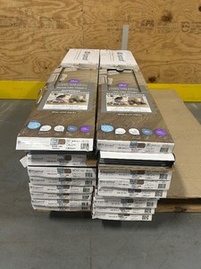 lot 11 image: LIFEPROOF Lot of 16 Cases of- Moose Lake 12 MIL x 9 in. W x 48 in. L Click Lock Waterproof Luxury Vinyl Plank Flooring (17.98 sqftcase) 287.68 Total Sq. Ft. Retail Value of $830