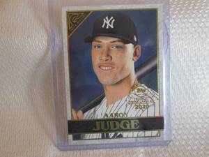 lot 2 image: 2020 Topps Gallery Aaron Judge Nati...