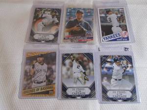 lot 5 image: 2020 & 2021 Topps Derek Jeter  Inse...