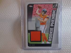 lot 40 image: 2024 Donruss Bo Nix Jersey Rookie C...