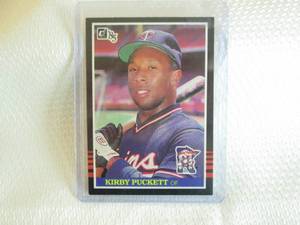 lot 49 image: 1985 Donruss Kirby Puckett Rookie C...