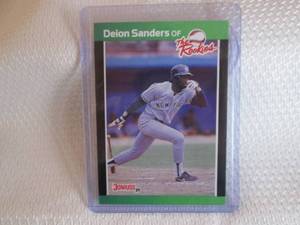 lot 50 image: 1989 Donruss Deion Sanders Rookie C...