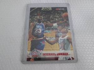 lot 70 image: 1992-93 NBA Hoops Michael Jordan Al...