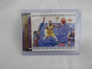 lot 85 image: 2021-22 Hoops LeBron James Light Ca...