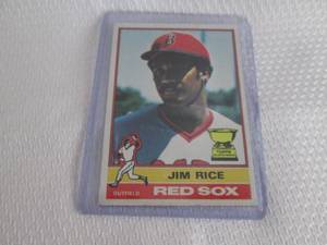 lot 109 image: 1978 Topps Jim Rice Card...