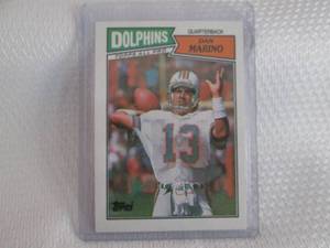 lot 114 image: 1987 Topps Dan Marino Card ...