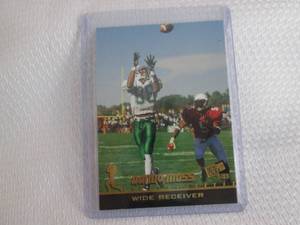 lot 120 image: 1998 Press Pass Randy Moss Rookie C...