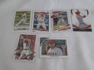lot 127 image: Assorted Mike Trout Cards...