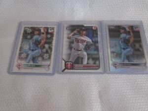 lot 138 image: 2022 Bowman & Topps Joe Ryan Rookie...