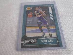 lot 144 image: 2020-21 Playbook LeBron James Card...