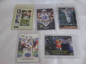 lot 150 image: Peyton Manning Cards...