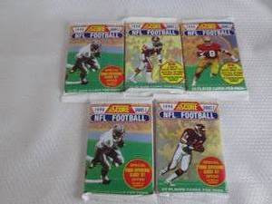 lot 168 image: 5-1990 Score Football Series 2 Pack...