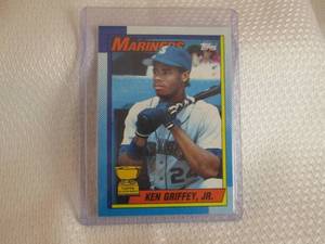 lot 179 image: 1990 Topps Ken Griffey JR All Star ...