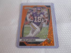 lot 183 image: 2024 Prizm Justin Jefferson Orange ...