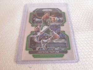 lot 184 image: 2021-22 Prizm Jayson Tatum Card...