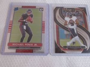 lot 195 image: 2024 Select & Optic Michael Penix J...