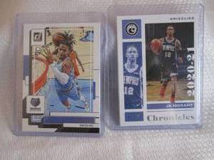 lot 203 image: 2020-21 Chronicles & Donruss JA Mor...