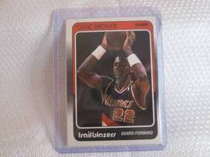 lot 217 image: 1988-89 Fleer Clyde Drexler Card...