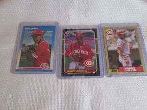 lot 224 image: 1987 Barry Larkin Topps, Donruss & ...