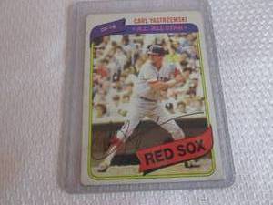 lot 230 image: 1980 Topps Carl Yastrzemski Card...