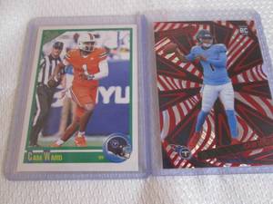 lot 241 image: 2025 Score & Revolution Cam Ward Ro...