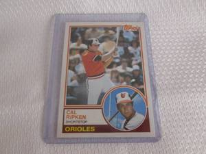 lot 251 image: 1983 Topps Cal Ripken Card...