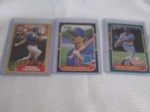 lot 254 image: 1987 Topps & Donruss Rafael Palmeir...