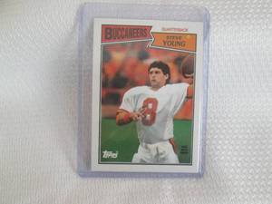 lot 258 image: 1987 Topps Steve Young Card...