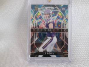 lot 259 image: 2024 Prizm JJ McCarthy Rookie Card...