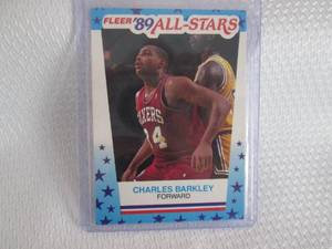 lot 265 image: 1989-90 Fleer Charles Barkley All S...