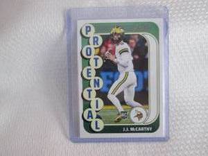 lot 277 image: 2024 Score  J.J. McCarthy Rookie Ca...